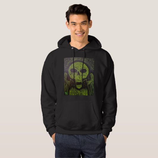 DG Paintings Grim Reaper Skull Sweatshirt V2 (Voorkant volledig)