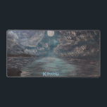 DG Paintings Moonlit Bay Desk Mat<br><div class="desc">DG Paintings original artwork designed product</div>