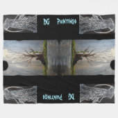 DG Paintings Resting Reaper Fleece Blanket Deken (Voorkant (Horizontaal))