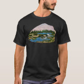 DG Paintings rock waterfall shirt  (Voorkant)
