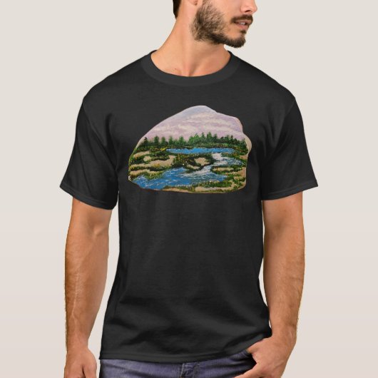DG Paintings rock waterfall shirt  (Voorkant)
