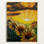 DG Paintings Sunflower Fields  Planner (Voorkant)