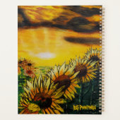 DG Paintings Sunflower Fields  Planner (Achterkant)