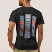 DG Paintings Sunset / Full Moon River  T-Shirt (Achterkant)