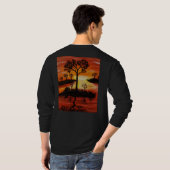 DG Paintings Sunset reflections long sleeve (2) T-shirt (Achterkant volledig)