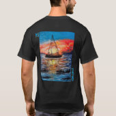 DG Paintings Sunset Sail Central Square NY shirt (Achterkant)