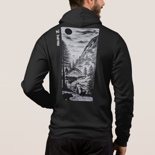 DG Paintings Wild Mountain sweatshirt (Achterkant)