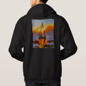 DG Paintings Zeilboot Hoodie (Achterkant)