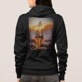 DG Paintings Zeilboot Hoodie (Achterkant)