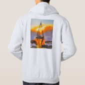DG Paintings Zeilboot Hoodie V2 (Achterkant)