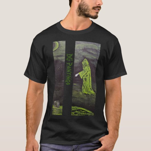 DG Schilderijen Grim Reaper (groen) T-shirt (Voorkant)