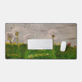 DG Schilderijen Paardenbloem Veld Bureaumat (Keyboard & Muis)