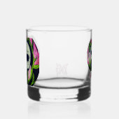 DG Schilderijen Schedel Bloem Drinkset Whisky Glas (Rechts)
