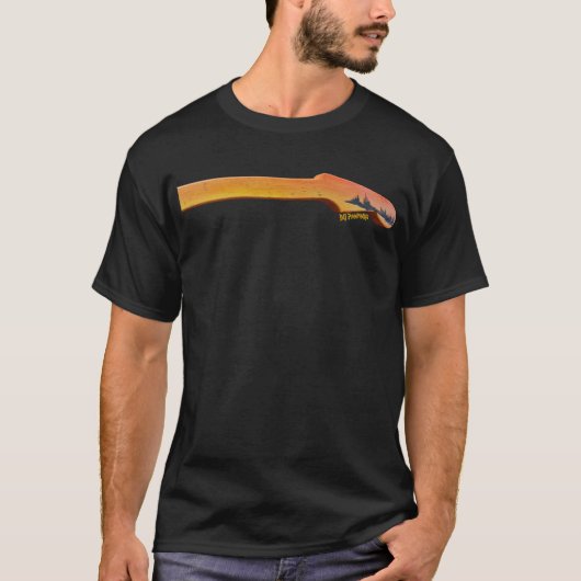 DG Schilderijen Sunset Lake Gitaar Shirt (Voorkant)