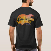 DG Schilderijen Sunset Lake Gitaar Shirt (Achterkant)