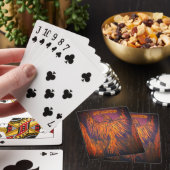 DG Schilderijen Vuur Phoenix Pokerkaarten (Insitu)