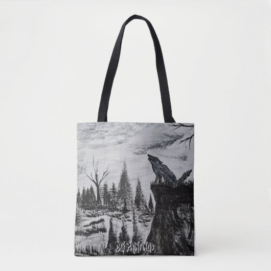 DG Schilderijen Wolf Valley Tote Bag (Voorkant)