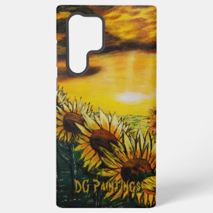 DG Schilderijen Zonnebloemvelden Hoesje Samsung Galaxy Hoesje