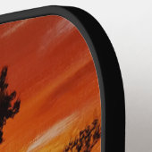 DG Schilderijen Zonsondergang Reflectie Pickleball Paddle (Links Detail)