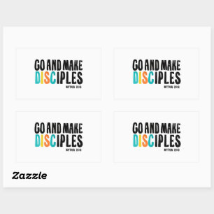 DGD "Ga en maak discipelen" Sticker