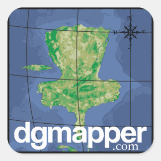DGMapper.com Blad met Stickers