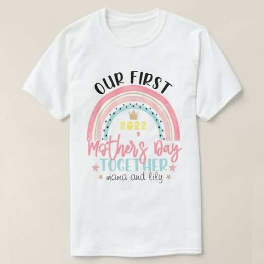 DH Persoonlijke moederdag T-shirt (Design voorkant)