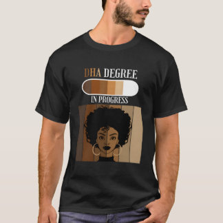 DHA in uitvoering Doctoraal Kandidaat Student Zwar T-shirt