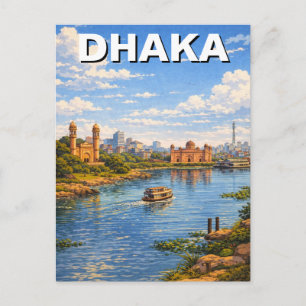 Dhaka Bangladesh Briefkaart