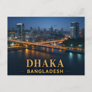 ✈️ Dhaka Bangladesh Reis Cadeau 🌆 Briefkaart