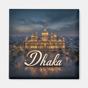 🧲 Dhaka Bangladesh Reis Herinnering Voor Bezoeker Magneet