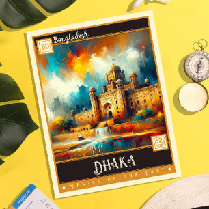 Dhaka, Bangladesh    schilderij Briefkaart