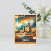 Dhaka, Bangladesh |  schilderij Briefkaart (Staand voorkant)