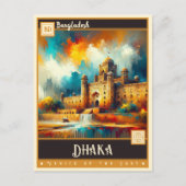 Dhaka, Bangladesh |  schilderij Briefkaart (Voorkant)