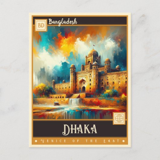 Dhaka, Bangladesh |  schilderij Briefkaart (Voorkant)