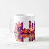 Dhaka Bangladesh Skyline Koffiemok (Voorkant links)