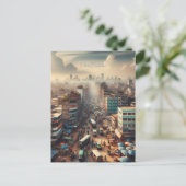  Dhaka Bangladesh Travel waterverf Bengaals Briefkaart (Staand voorkant)