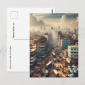  Dhaka Bangladesh Travel waterverf Bengaals Briefkaart (Voorkant / Achterkant)