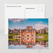 Dhaka Bangladesh Travel waterverf Bengaals Briefkaart (Voorkant / Achterkant)