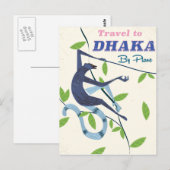 Dhaka, Bangladesh  vakantie poster. Briefkaart (Voorkant / Achterkant)