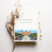 Dhaka Moskee bruiloft uitnodiging Kaart