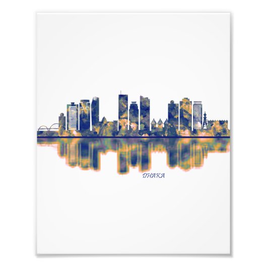 Dhaka Skyline Foto Afdruk (Voorkant)