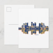 Dhaka Skyline Uitnodiging Briefkaart (Voorkant / Achterkant)