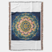 Dhamar Lotus Mandala Deken (Voorkant Verticaal)