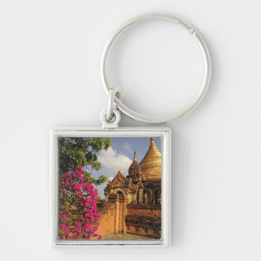 Dhamma Yazaka Pagoda in Bagan (Pagan), Myanmar Sleutelhanger (Voorkant)