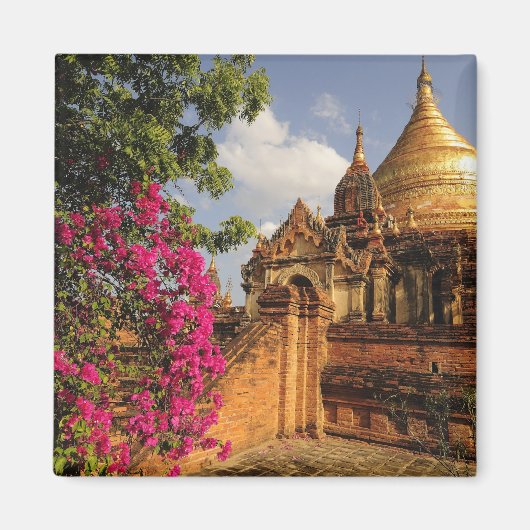 Dhamma Yazaka Pagode in Bagan (Pagan), Myanmar Magneet (Voorkant)