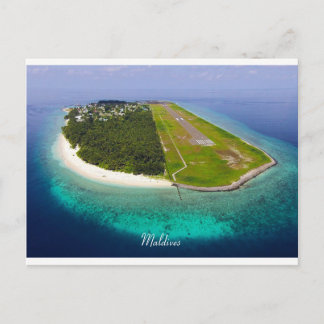 Dharanvandhoo Airport, Malediven Briefkaart