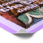 Dharma Cat Four Noble Truths Poster (Hoek)