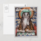 Dharma Cat Impermanence Briefkaart (Voorkant / Achterkant)