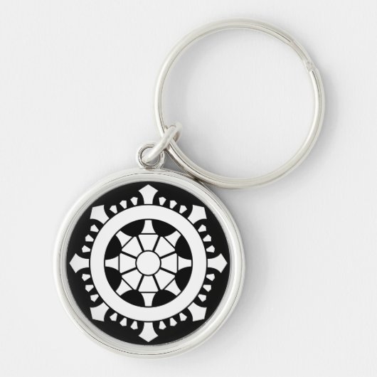 Dharma chakra sleutelhanger (Voorkant)