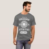 Dharma Initiative athletic department Light ver T-shirt (Voorkant volledig)